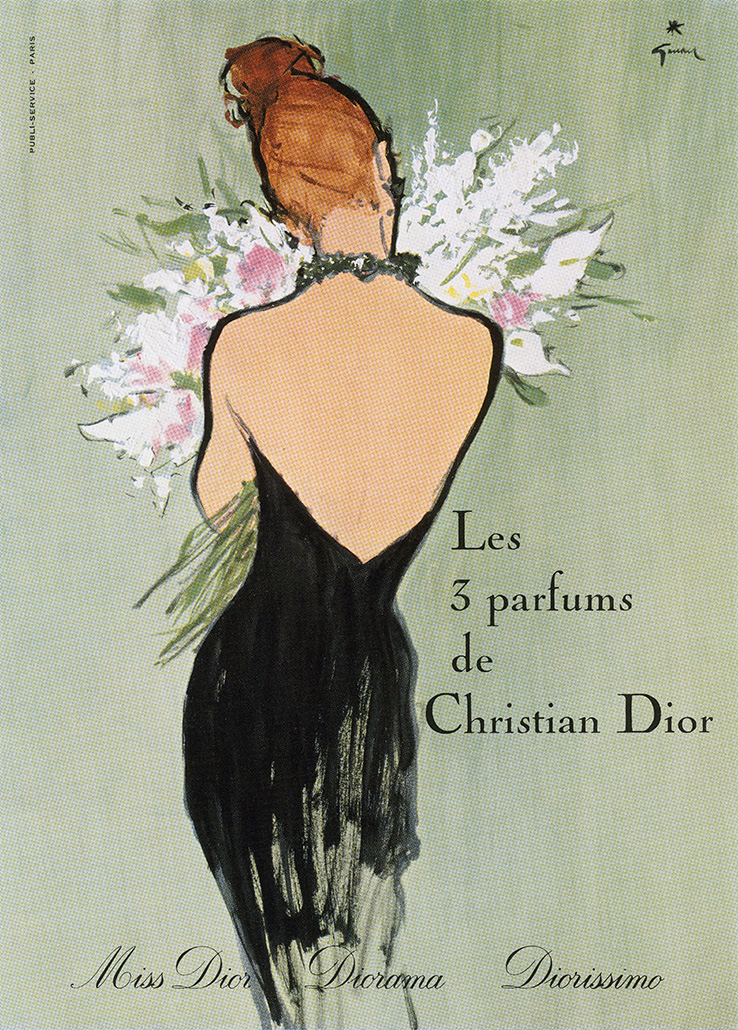 Rene Gruau, Miss Dior, Diorama, Diorissimo