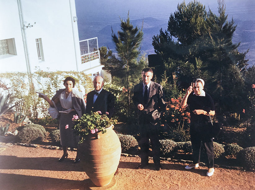 Mme Roudniska avec Christian Dior et Serge Heftler-Louiche